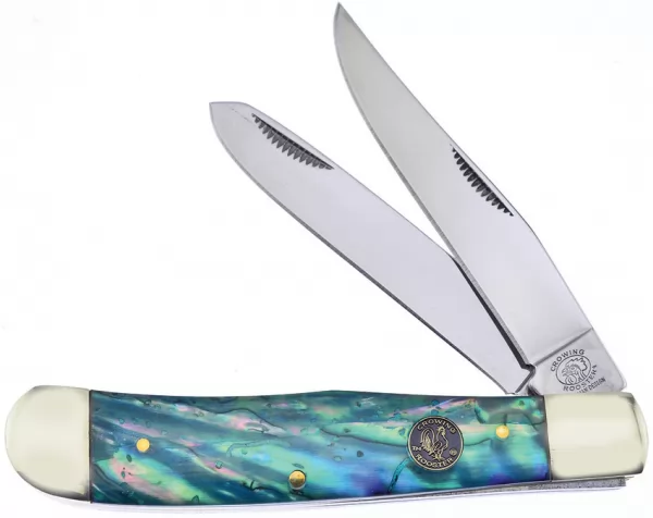Frost Cutlery Trapper Saltwater Abalone knives FCR108SAB