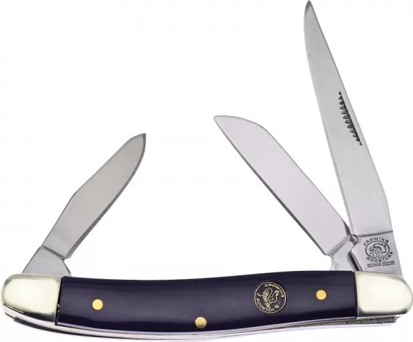 Frost Cutlery Stockman Cape Buffalo Horn knives FCR509CBH