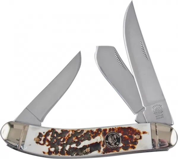 Frost Cutlery Sowbelly Stag Bone Resin knives FCR517SBR