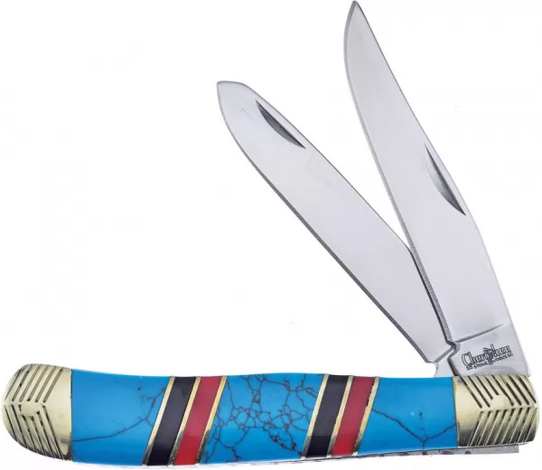 Frost Cutlery Trapper Turquoise knives FCSW108BLF