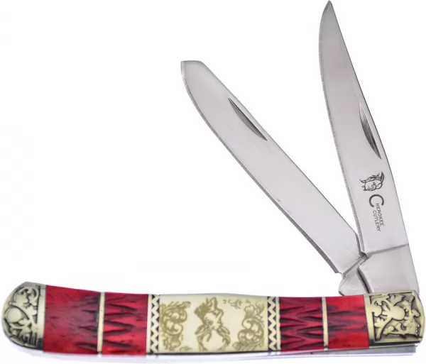Frost Cutlery Trapper Red Bone knives FCSW236BBH