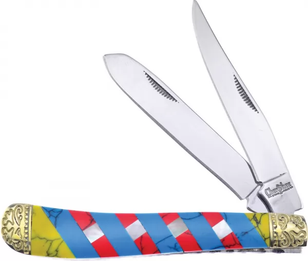 Frost Cutlery Trapper Turquoise knives FCSW508TQ