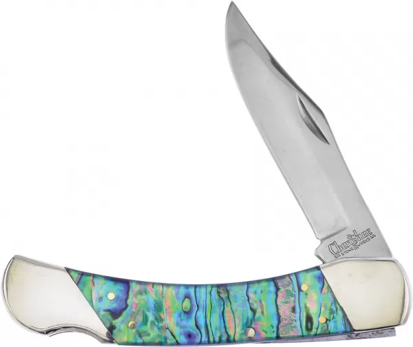 Frost Cutlery Bear Claw Lockback Abalone knives FCSW549AB
