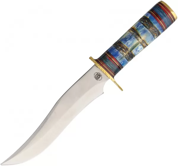 Frost Cutlery Blue Bone Hunter knives FCW3984BLB