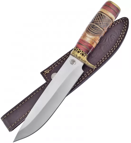 Frost Cutlery Blazing Sun Bowie Yellow Bone knives FCW639YB