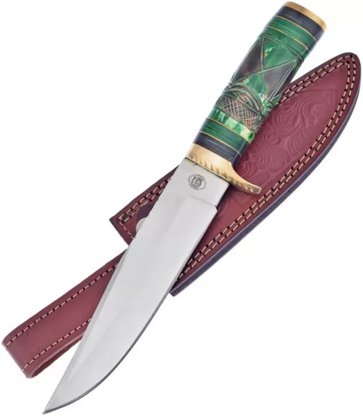 Frost Cutlery Spirit Hunter Green Bone knives FCW656GB