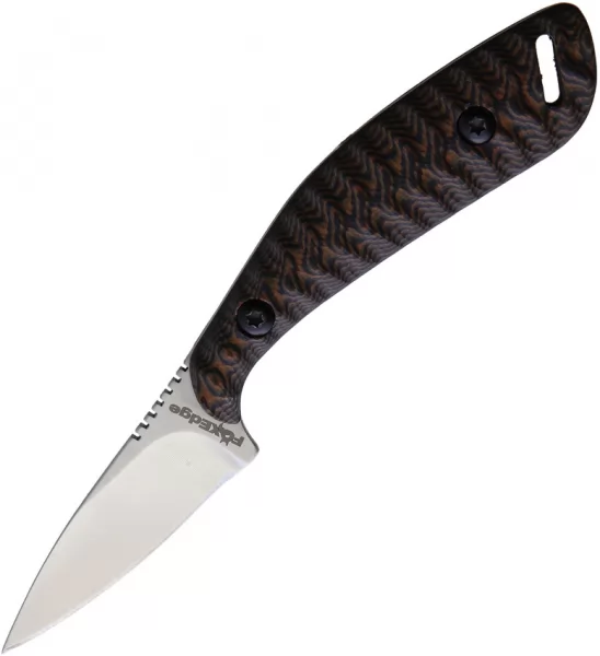 Fox Edge Neck Knife Black-Brown G10 FE006