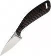 Fox Edge Neck Knife Black/Brown G10 - FE006