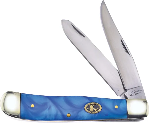 Frost Cutlery Trapper Blue Resin knives FECS108BBY