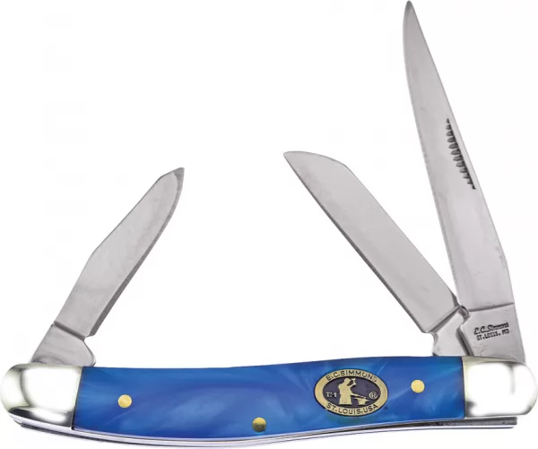 Frost Cutlery Stockman Blue Resin knives FECS509BBY