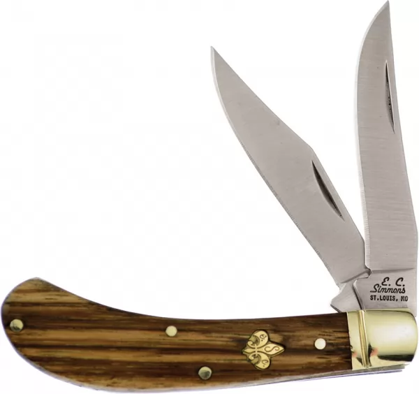 Frost Cutlery Saddlehorn Zebrawood knives FECS528ZW
