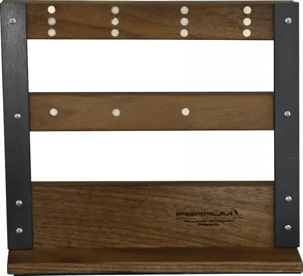 Ferrum Lg Magnetic Knife Block Walnut FEERSRV0001