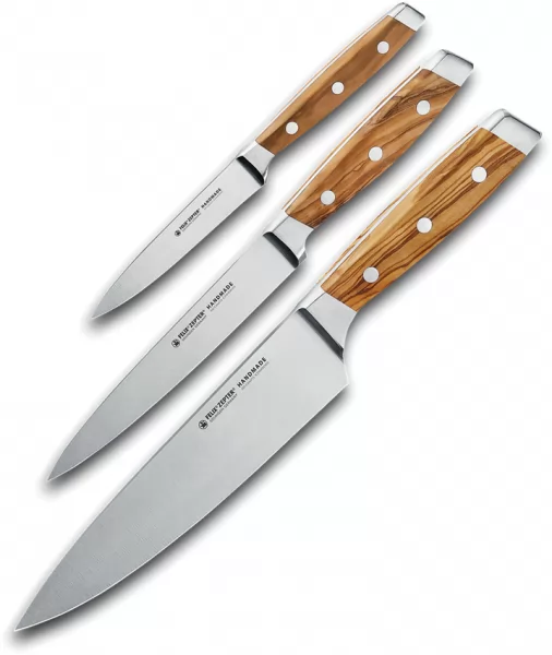FELIX 3pc Knife Set Olivewood FEL830333