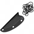 Ferrum Forge Knife Works Lackey Fixed Blade Black FF0019CR