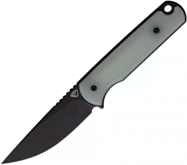 Ferrum Forge Knife Works Lackey Fixed Blade Jade Black FF001NATBLK