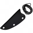Ferrum Forge Knife Works Lackey Fixed Blade Jade Black FF001NATBLK