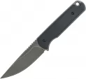Ferrum Forge Knife Works Lackey Fixed Blade Black - FF001
