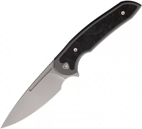 Ferrum Forge Knife Works Stinger Framelock Titanium CF FF005TIMCF