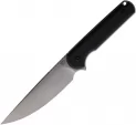 Ferrum Forge Knife Works Lackey XL Fixed Blade Black - FF008B