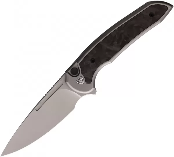 Ferrum Forge Knife Works Stinger Button Lock Shred CF FF013SCF