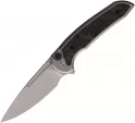 Ferrum Forge Knife Works Stinger Button Lock Shred CF - FF013SCF