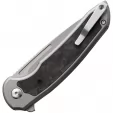 Ferrum Forge Knife Works Stinger Button Lock Shred CF FF013SCF