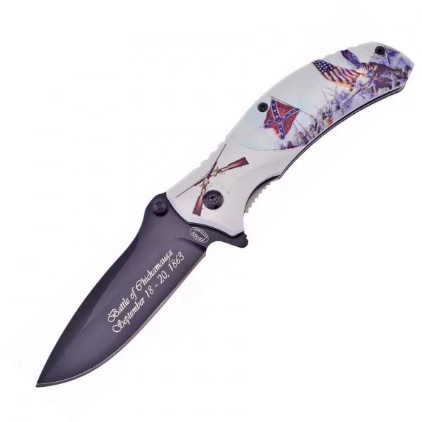 Frost Cutlery Civil War Linerlock A-O knives FFC038CW2