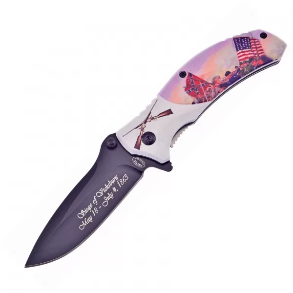 Frost Cutlery Civil War Linerlock A-O knives FFC038CW4