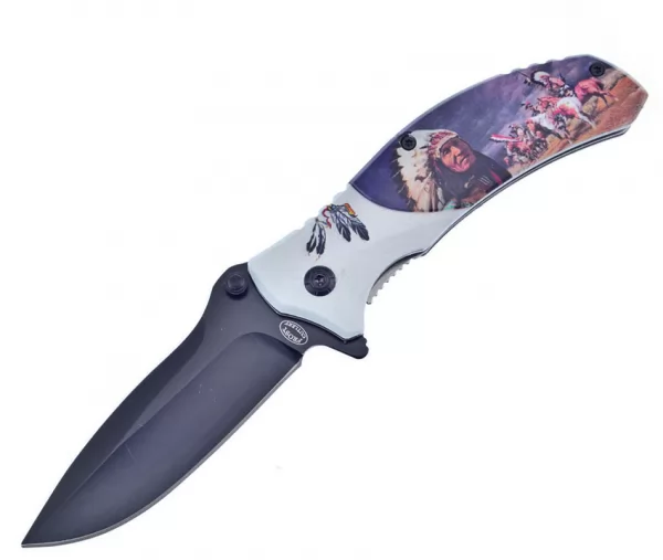 Frost Cutlery Native American Linerlock A-O knives FFC039NA3
