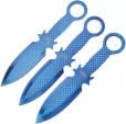 Frost Cutlery Three Piece Thrower Set Blue - FFC106BL