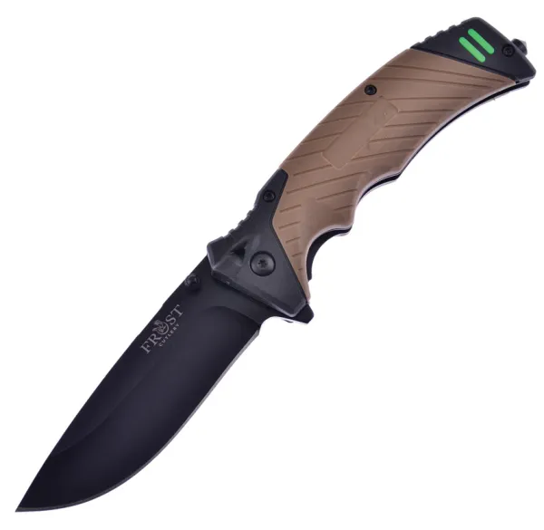 Frost Cutlery Firestarter Tactical Tan 4.5