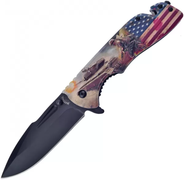 Frost Cutlery Military Linerlock A-O knives FFC126MA