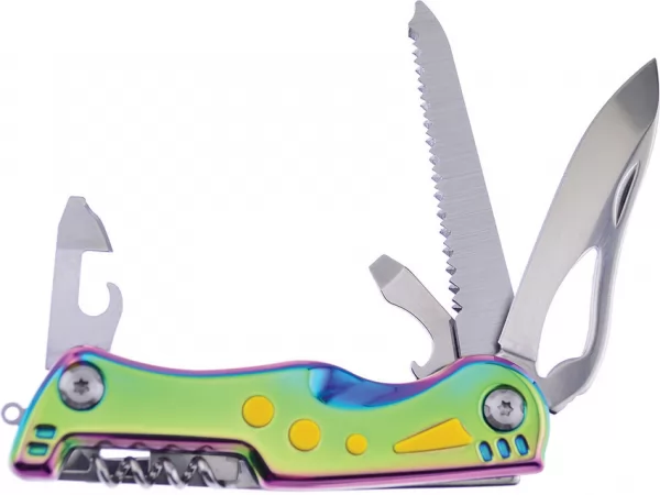 Frost Cutlery Rainbow Titanium Multitool knives FFC17