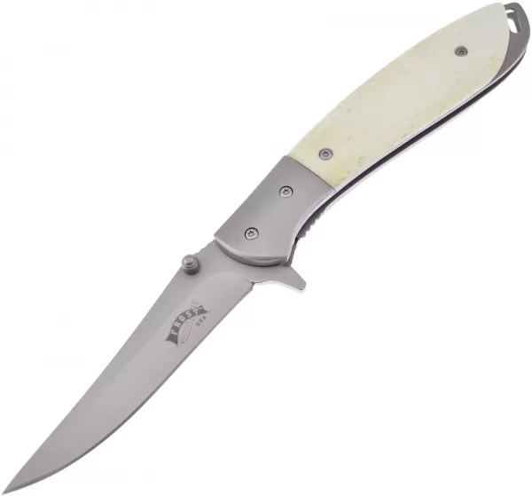 Frost Cutlery Linerlock White Bone A-O knives FFC200WB
