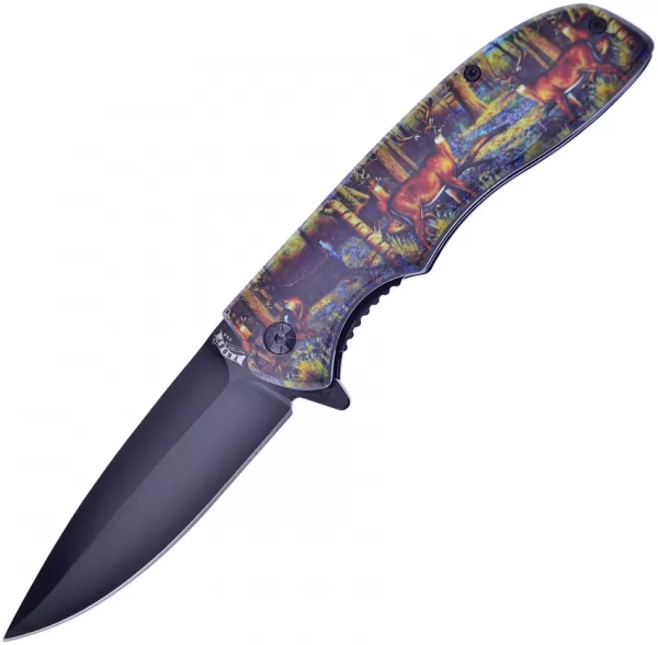 Frost Cutlery Linerlock A-O Deer knives FFC28DEER