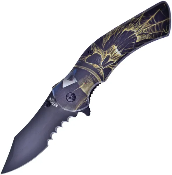 Frost Cutlery Skull Linerlock A-O knives FFC30SK