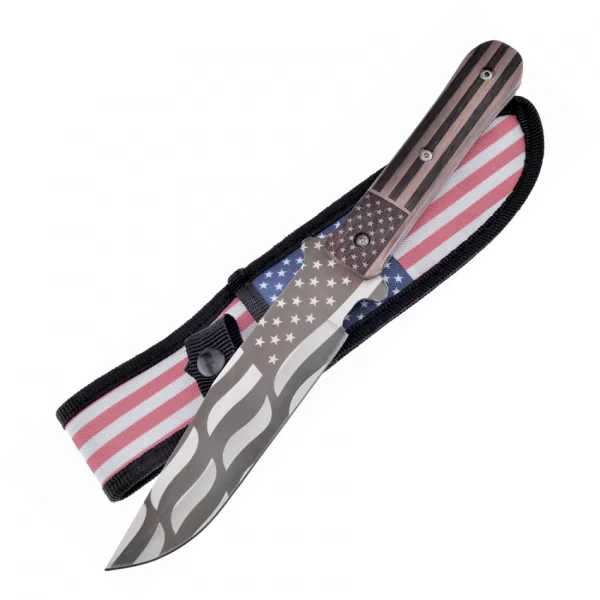Frost Cutlery Bowie American Flag knives FFC581