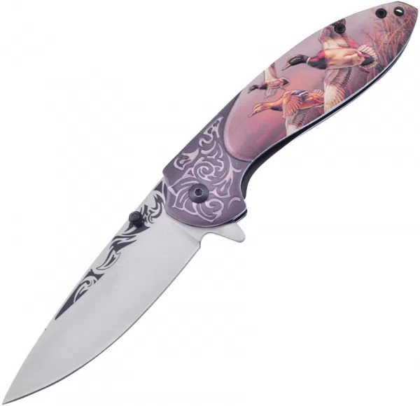 Frost Cutlery Wildlife Linerlock Duck A-O knives FFC65DK