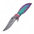 Frost Cutlery Feather Linerlock Green - FFC74GN