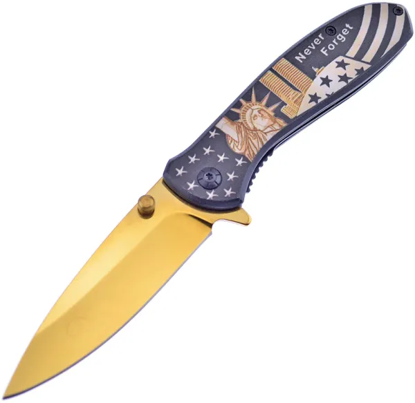Frost Cutlery 9-11 Commemorative Linerlock knives FFC911GD