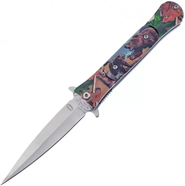 Frost Cutlery Wildlife Linerlock A-O Bear knives FFC91B