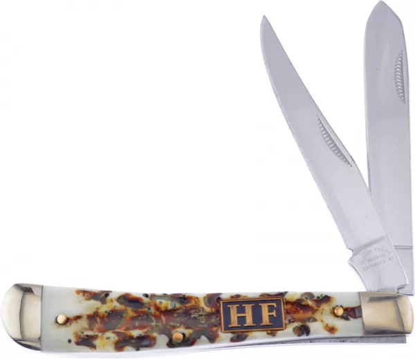 Frost Cutlery Trapper Stag Bone Resin knives FHF508SBR