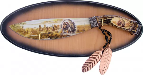Frost Cutlery Native American Fixed Blade knives FHK0239I