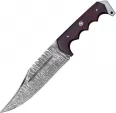 FH Knives Damascus Bowie - FHKCPBW001