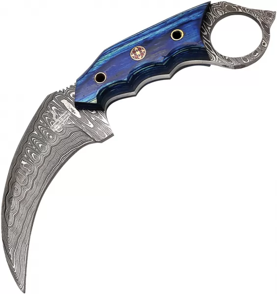 FH Knives Damascus Karambit FHKKMBT001