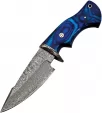FH Knives Fixed Blade Damascus Blue - FHKMLK003