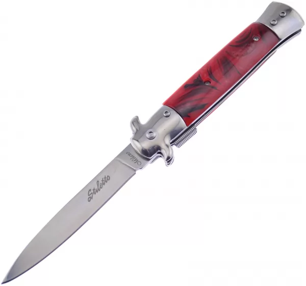 Frost Cutlery Italian Stiletto Milano A-O knives FISM001RBK