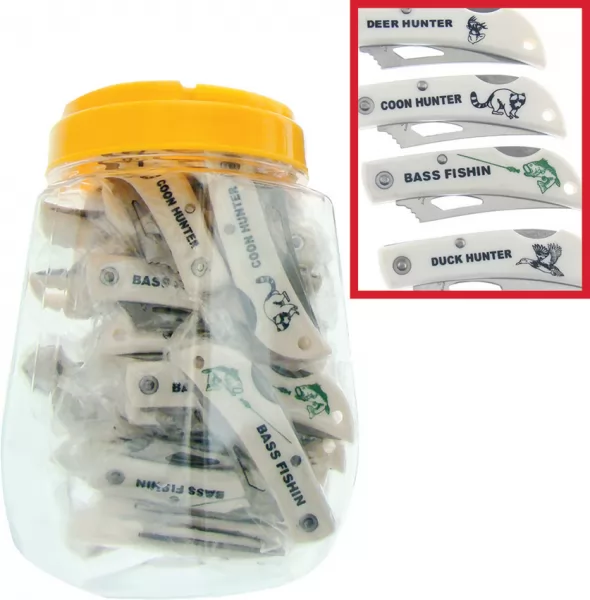 Frost Cutlery 36 Piece Jar Wildlife knives FJAR36WL