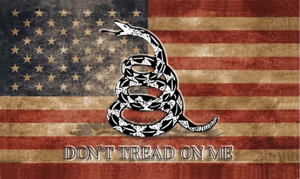 Flags USA Vintage Gadsden Flag FLAG7284
