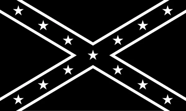 Flags Confederate Black-White Flag FLAG7326